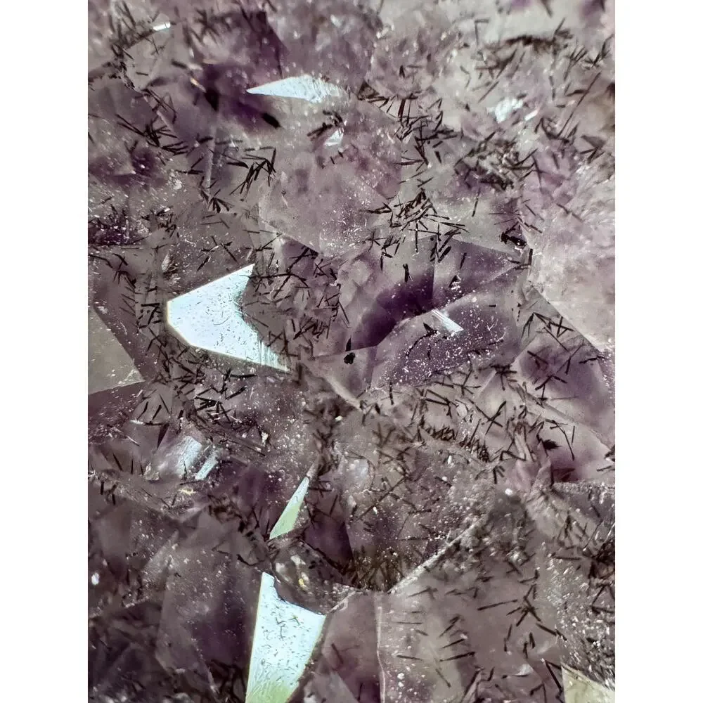 Soledadji Amethyst Cluster w/ Hematite | 414g | Deep Purple Crystal | Beautiful